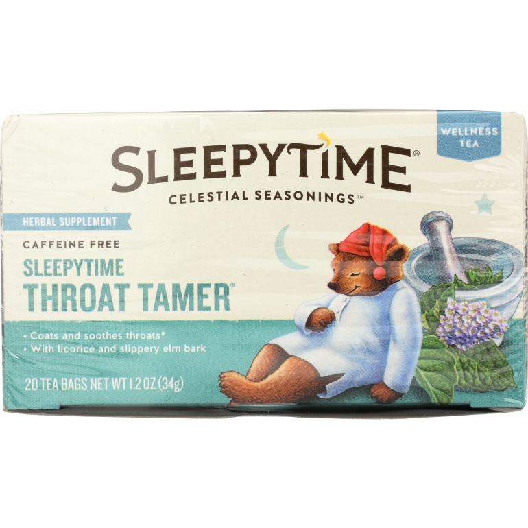 Tea Herb Slpytime Thrt Tamer, 20 bg