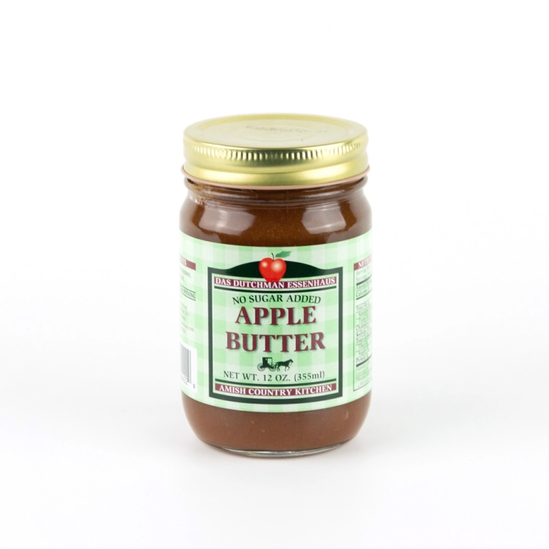 Apple Butter No Sugar Added, 12 oz