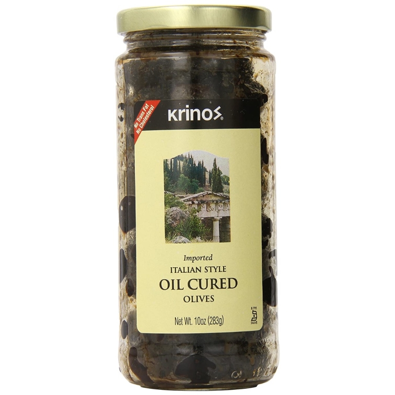 Olive Cured In Oil, 10 oz