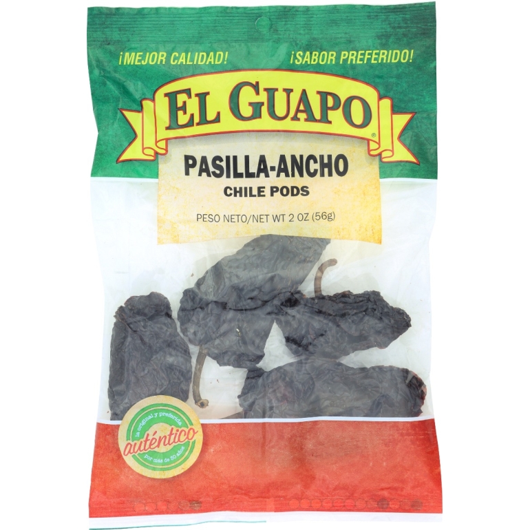 Pasilla-Ancho Chile Pods, 2 oz