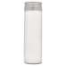 White Clear Glass Candle, 1 ea