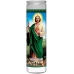 San Judas White Candle, 1 ea