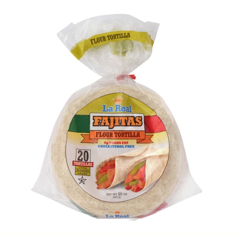 Fajitas Flour Tortilla, 20 oz