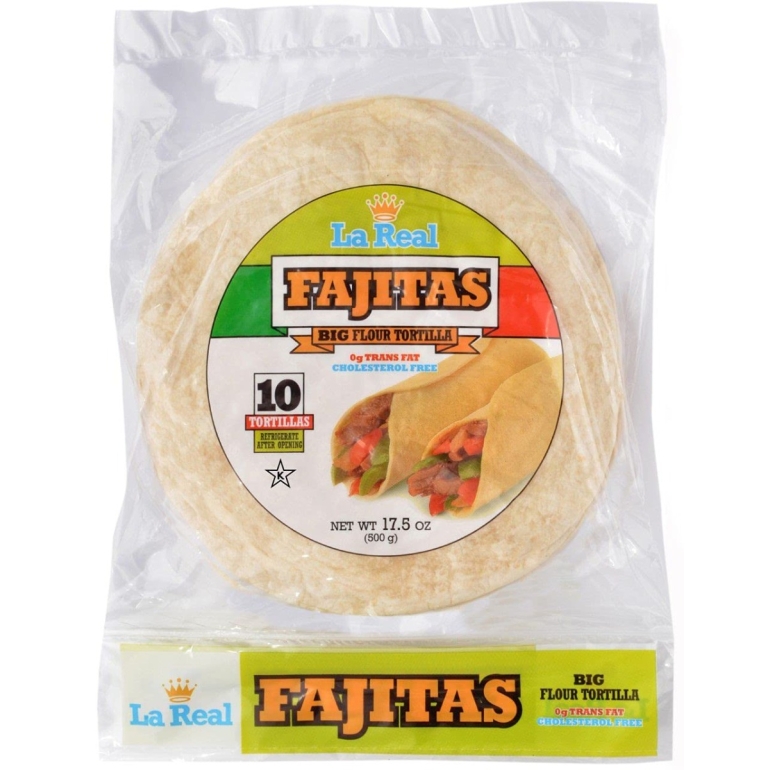 Fajitas Big Flour Tortilla, 17.5 oz