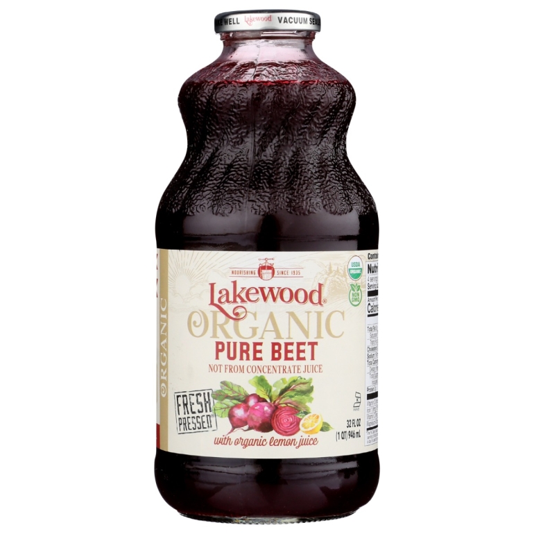 Organic Pure Beet Juice, 32 fo