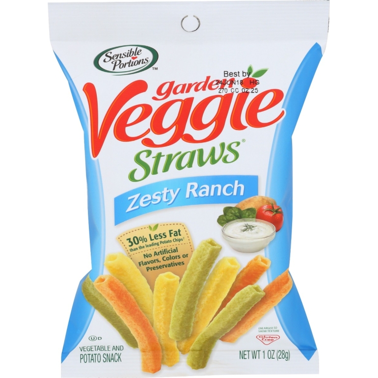 Zesty Ranch Veggie Straws, 1 oz