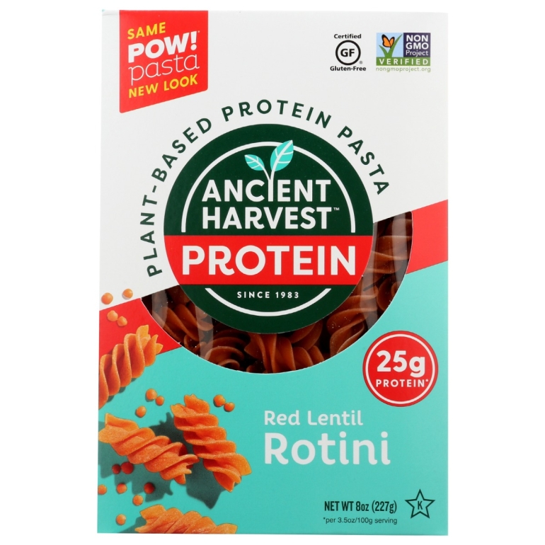 Plant Based Protein Pasta Red Lentil Rotini, 8 oz