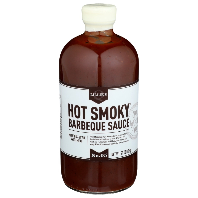 Hot Smoky Barbeque Sauce, 21 oz