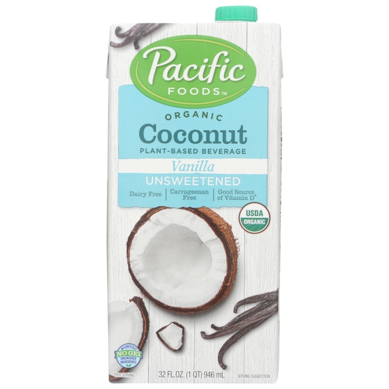 Coconut Unswt Van Org, 32 oz