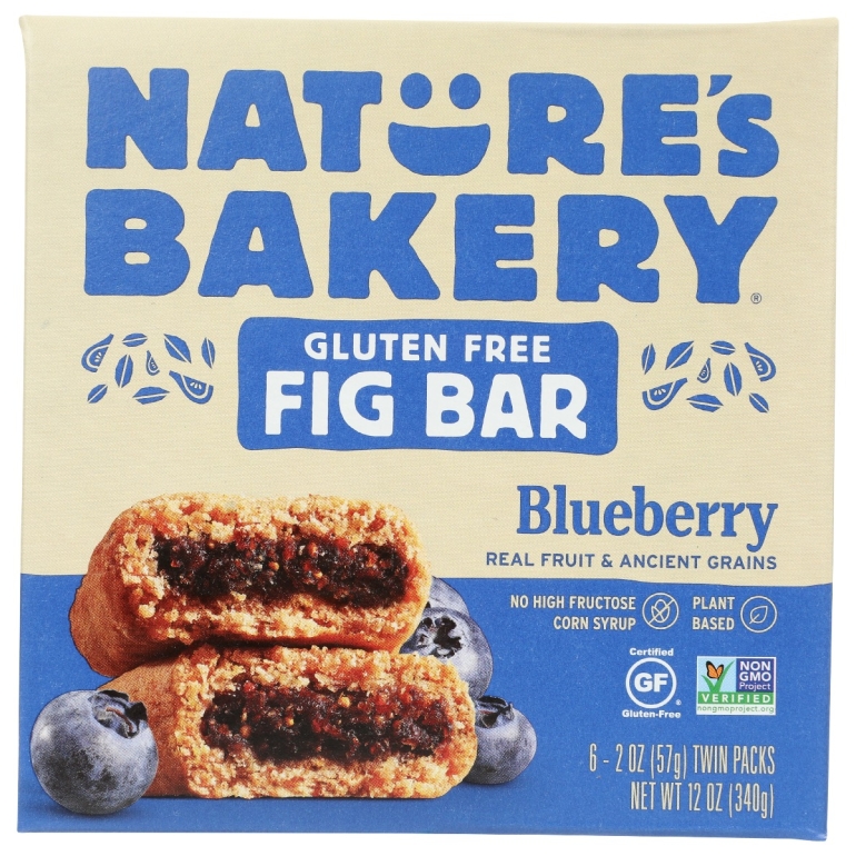 Bar Fig Gf Blueberry 6Ct, 12 oz