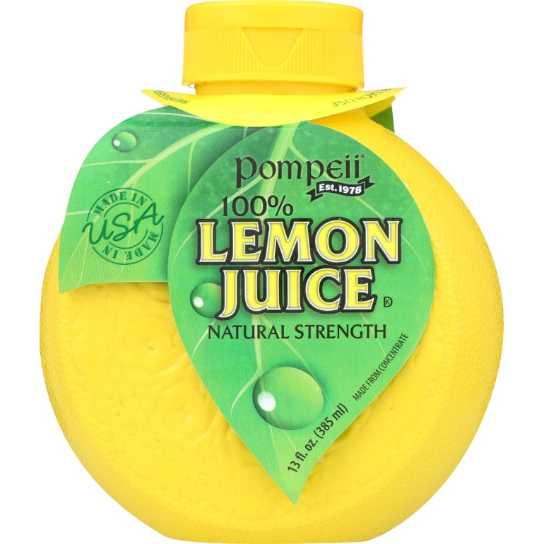 Juice Lemon 100%, 13 oz