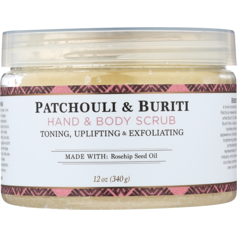 Body Scrub Patchouli Brti, 12 oz