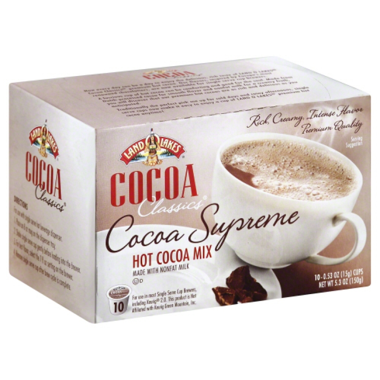 Cocoa Supreme 10 Count Single Serve Hot Cocoa Mix , 5.3 oz