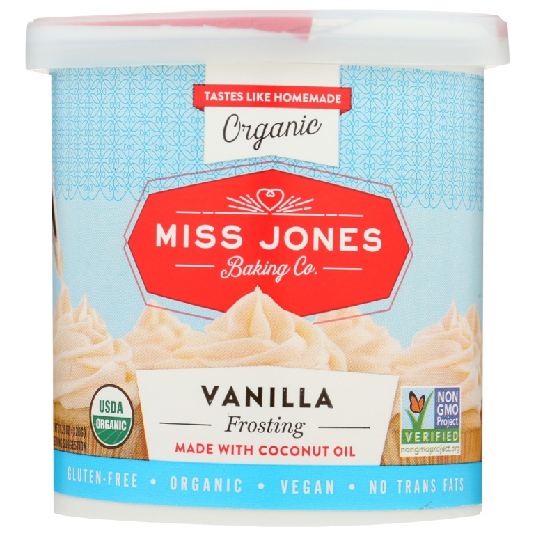 Organic Vanilla Frosting, 11.29 oz