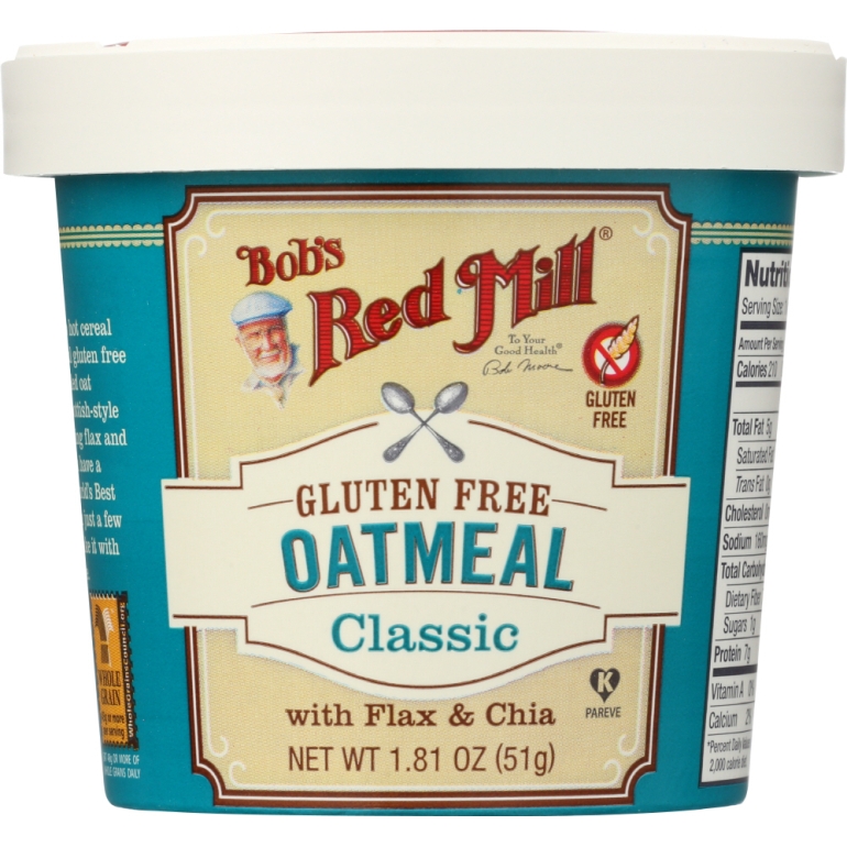 Gluten Free Oatmeal Cup Classic, 1.81 oz