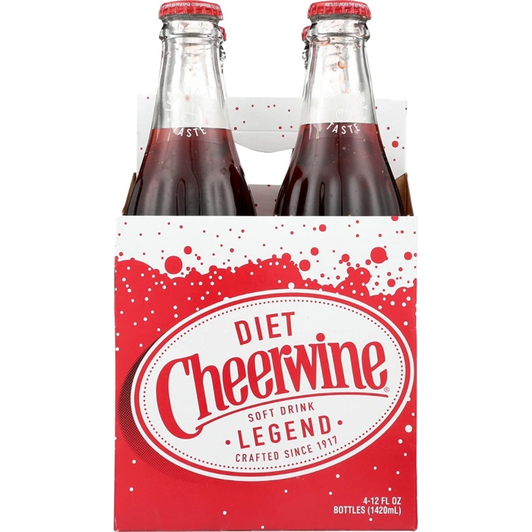 Diet Cheerwine Soft Drink, 48 fo