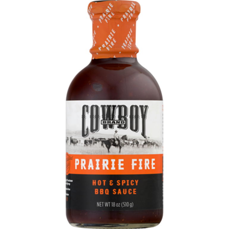 Prairie Fire Hot & Spicy BBQ Sauce, 18 oz