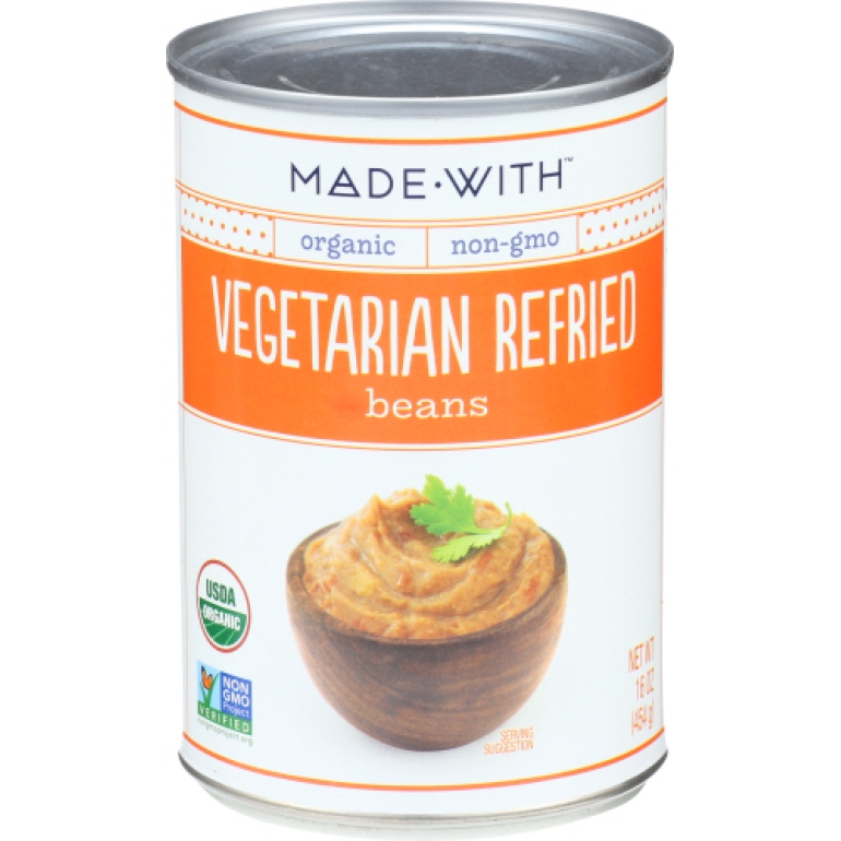 Organic Vegetarian Refried Beans, 16 oz