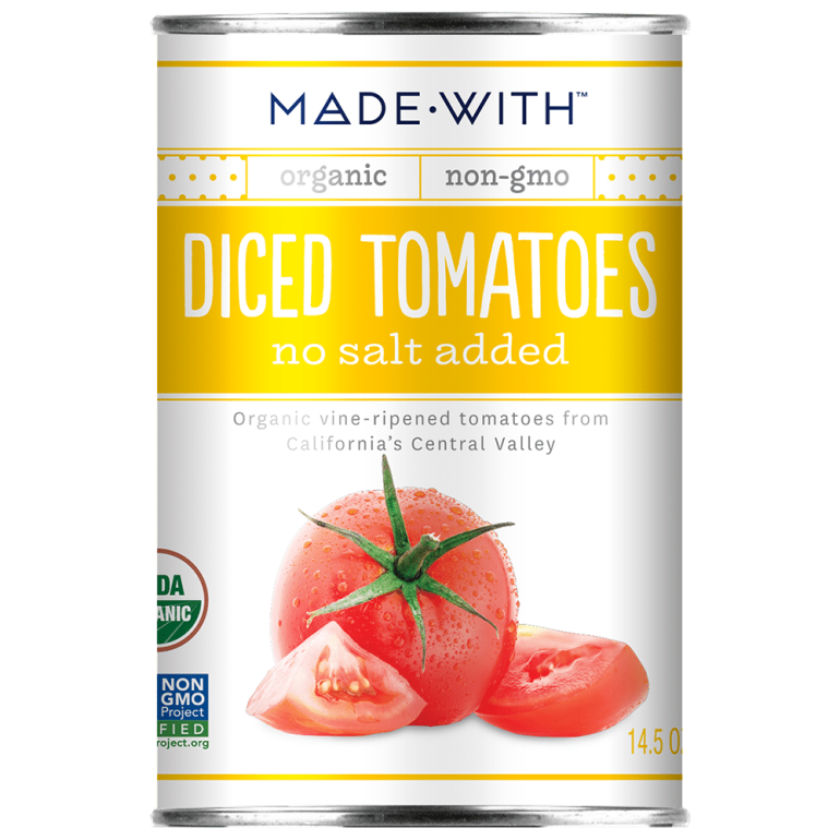 Tomato Diced No Salt Organic, 14.5 oz