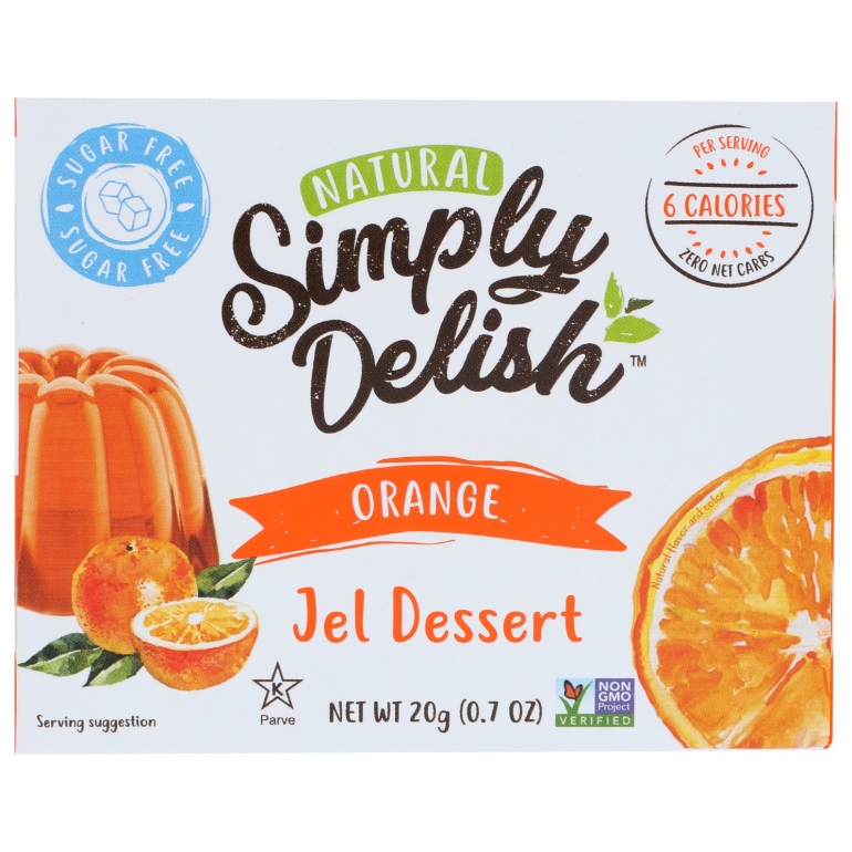 Jel Dessert Orange, 0.7 oz