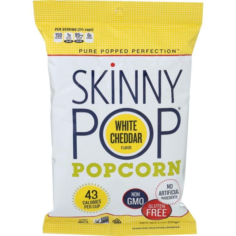 Popcorn White Cheddar, 1 oz