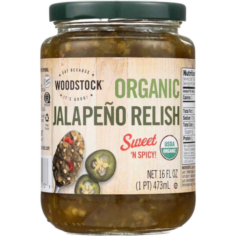 Relish Jalapeno, 16 OZ