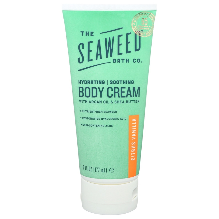 Hydrating Soothing Body Cream Citrus Vanilla, 6 oz