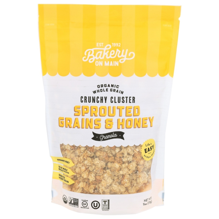 Sprouted Grains and Honey Granola, 11 oz