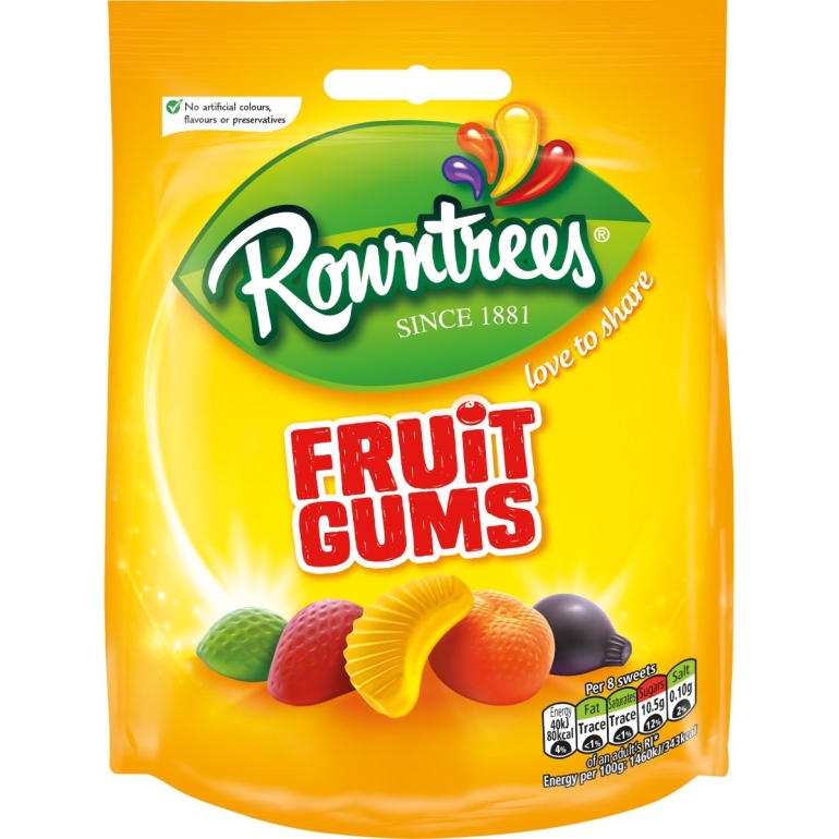 Candy Fruit Gums Pouch, 5.3 oz