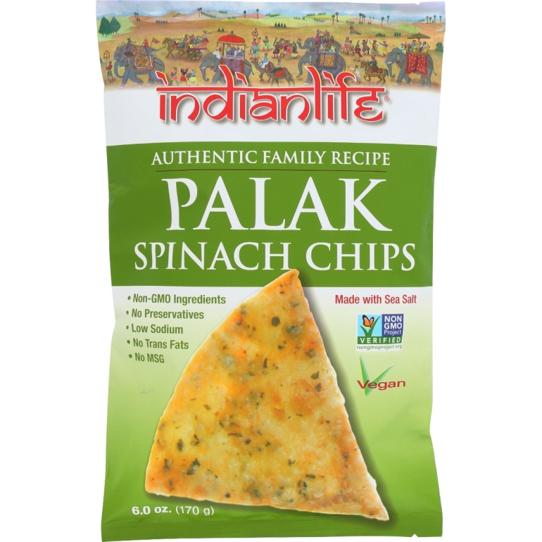 Chips Palek Spinach, 6 oz