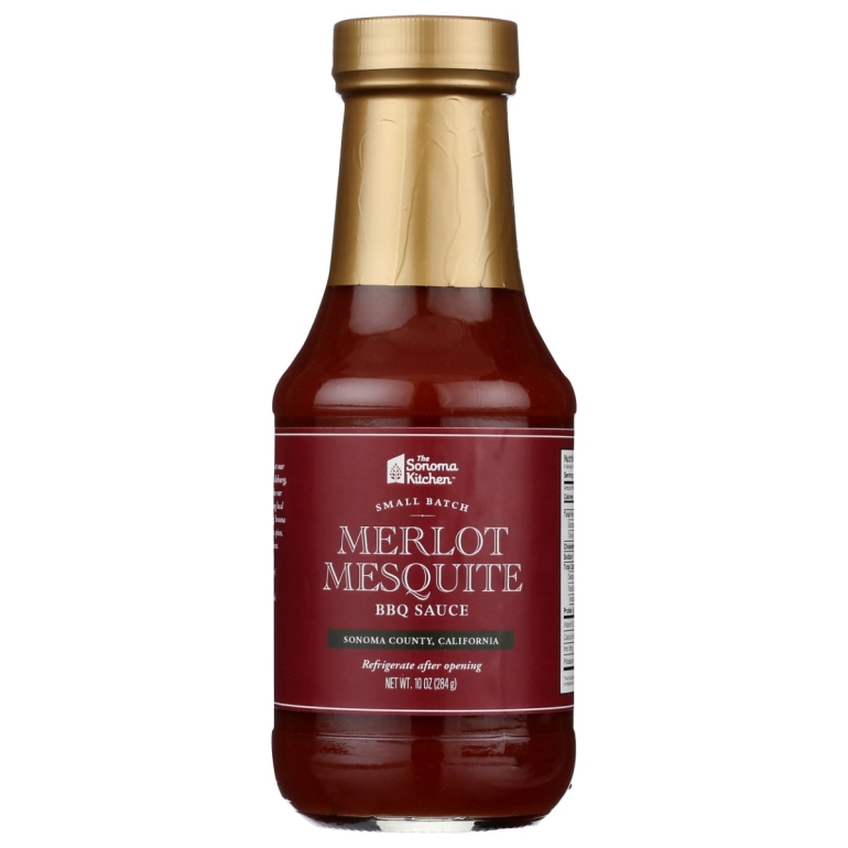 Sauce Bbq Mesquite Merlot, 10 OZ