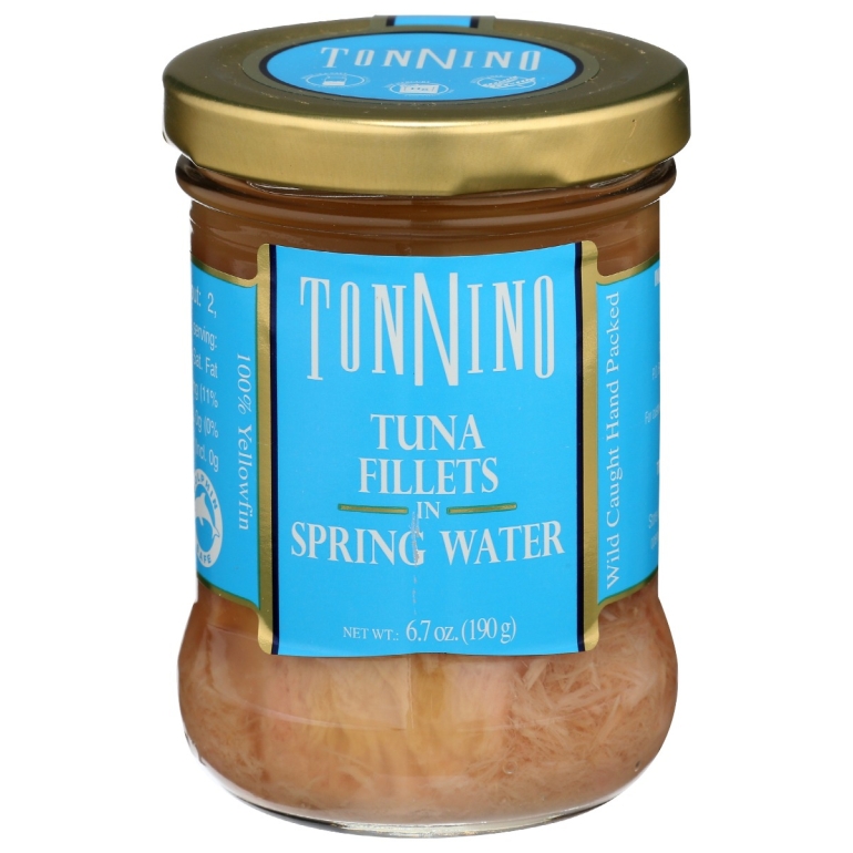 Yellowfin Tuna Fillets In Spring Water, 6.7 oz