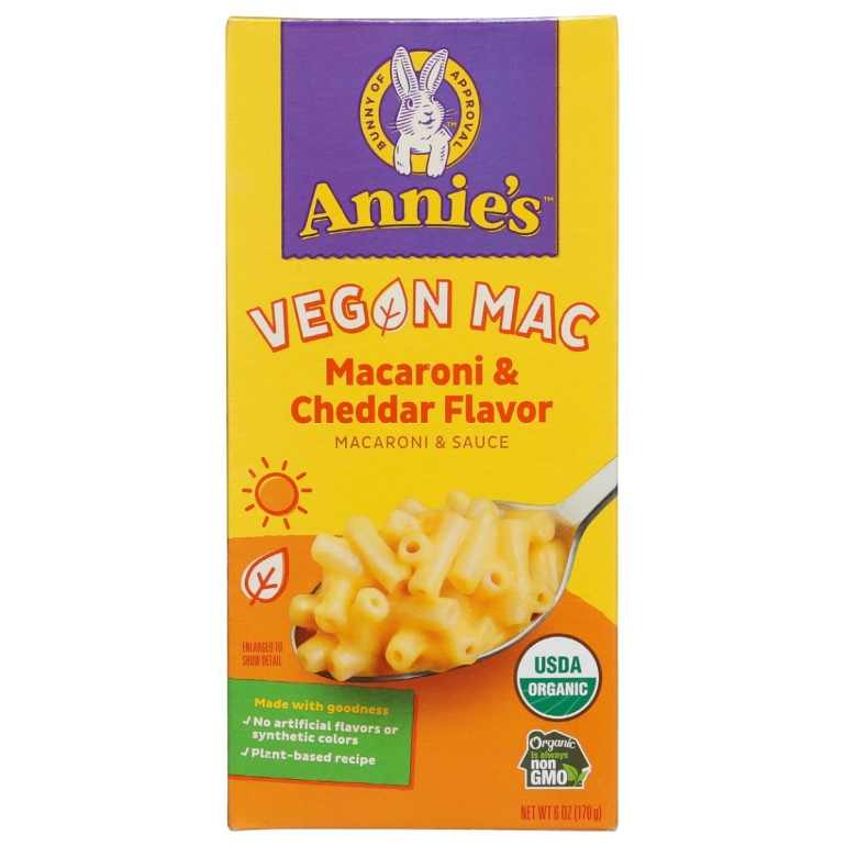 Organic Vegan Mac Cheddar Flavor, 6 oz