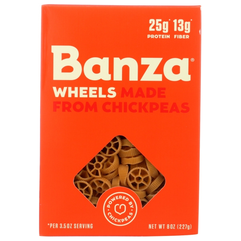 Pasta Wheels Chickpea, 8 oz