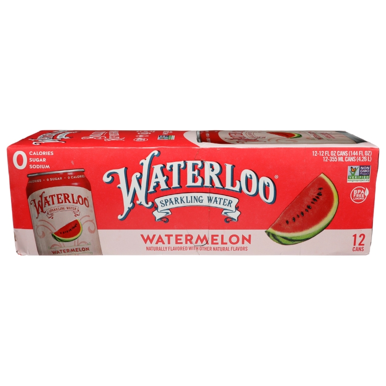 Watermelon Sparkling Water 12Pk, 144 fo