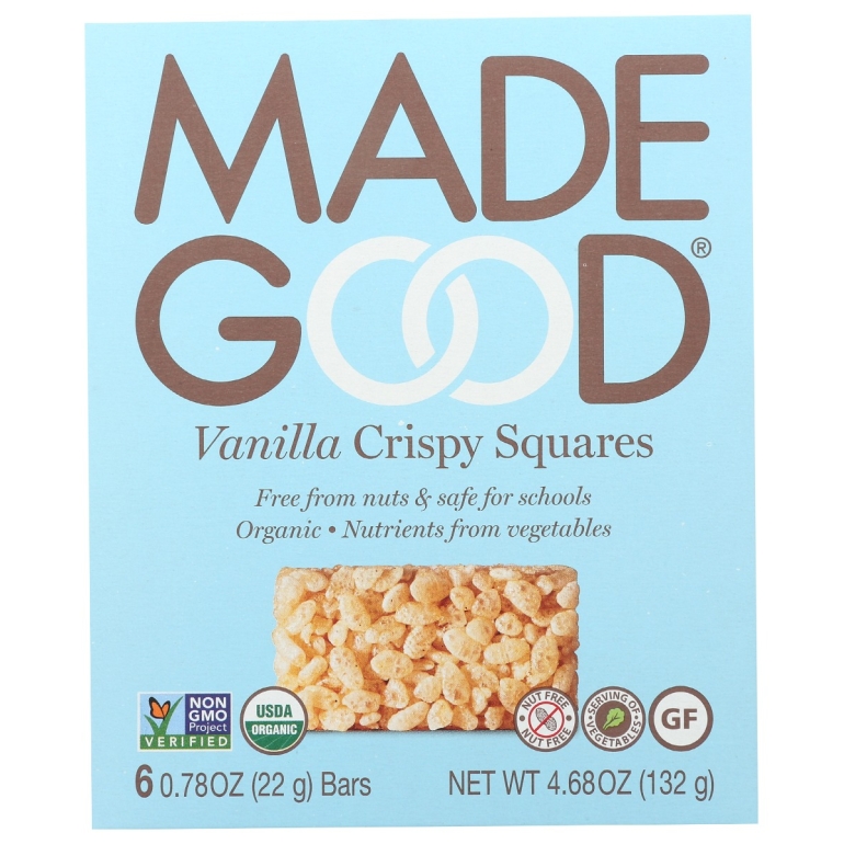 Vanilla Crispy Squares, 4.68 oz