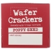 Wafer Crackers Poppy Seed, 3.5 oz