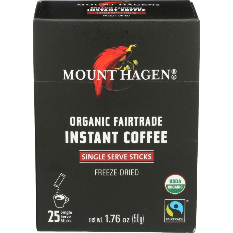 Organic Instant Regular Coffee Single Serve Sticks, 1.76 oz