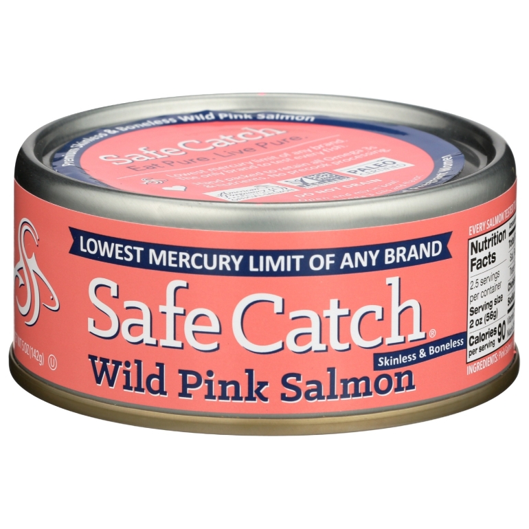 Wild Pacific Pink Salmon, 5 oz