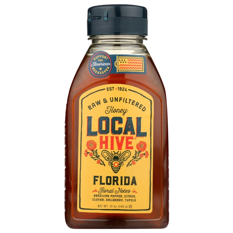Raw & Unfiltered Florida Honey, 12 oz