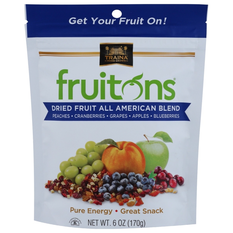 Fruitons Dried Fruit All American Blend, 6 oz