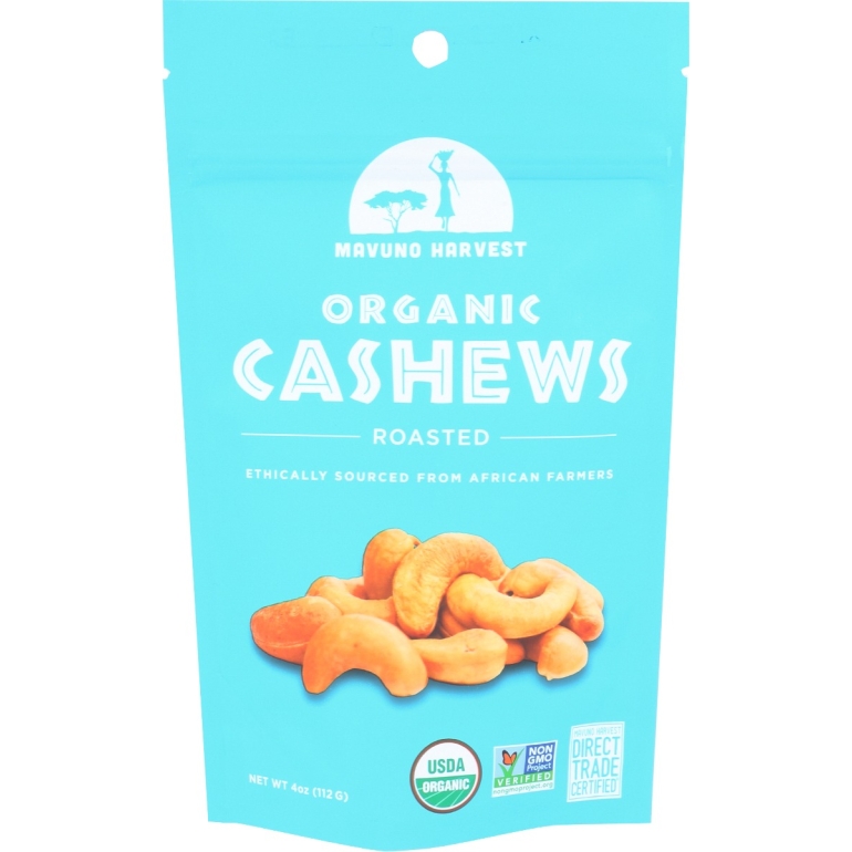 Organic Roasted Cashews, 4 oz