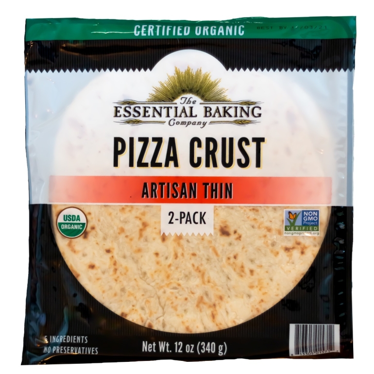 Organic Pizza Crust Artisan Thin, 12 oz