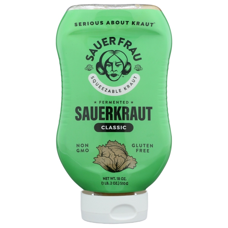 Sauerkraut Classic Sqz, 18 oz
