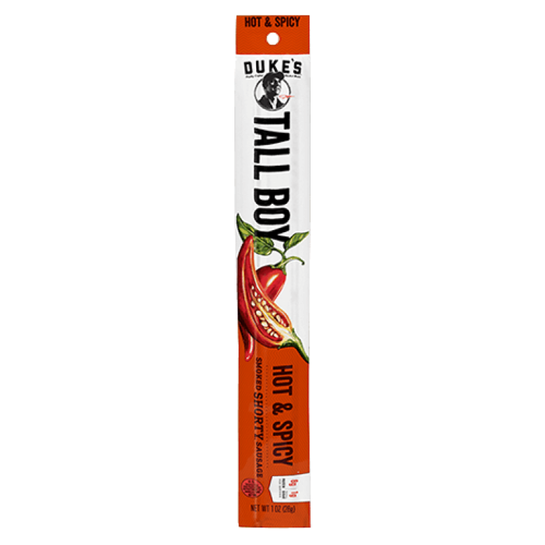 Hot and Spicy Tall Boys Sausage Sticks, 1 oz