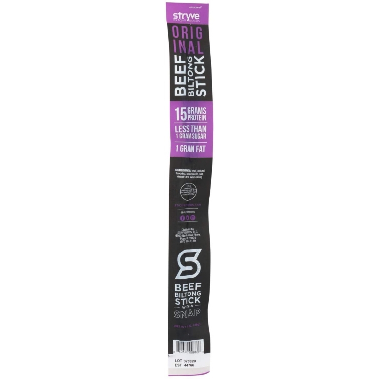 Original Beef Biltong Stick, 1 oz