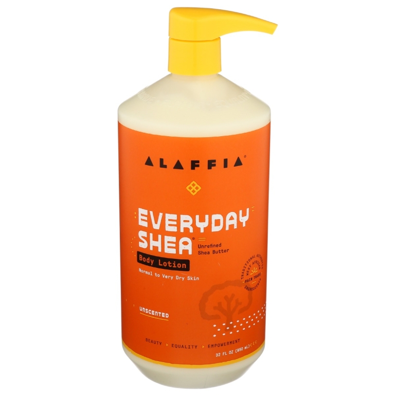 Everyday Shea Body Lotion Unscented, 32 fo