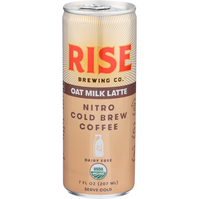 Nitro Cold Brew Coffee Oat Milk Latte, 7 fo