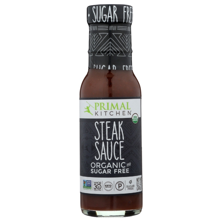 Organic And Sugar Free Steak Sauce, 8.5 oz