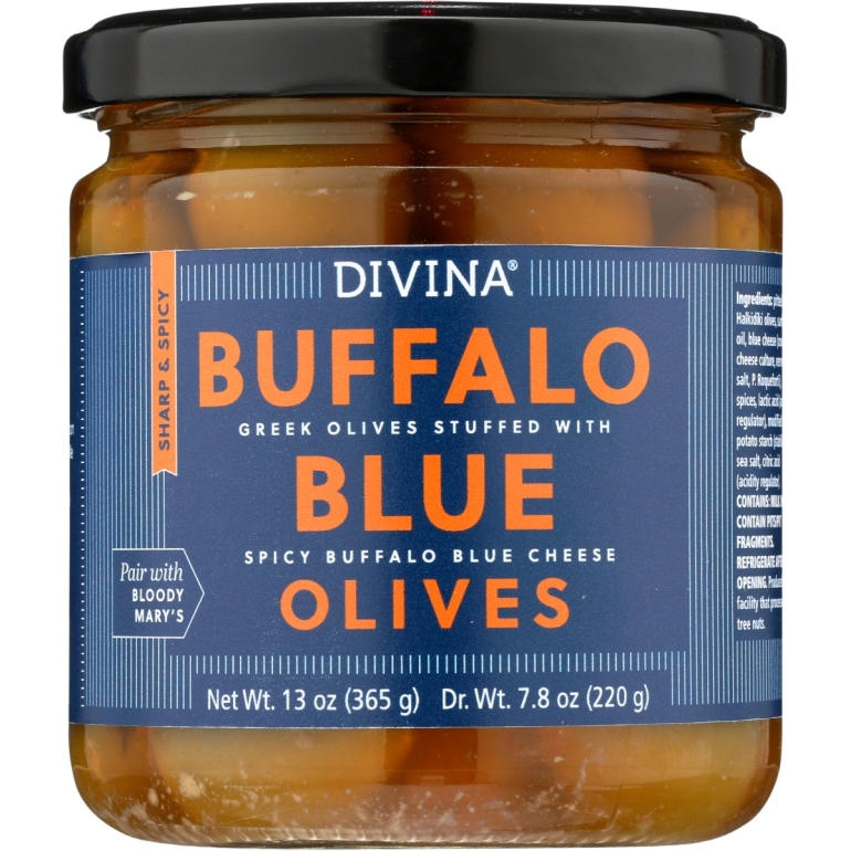 Olive Stfd Buffalo Blue, 7.8 oz